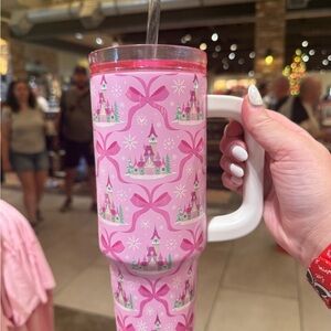 Pink Castle Travel Mug